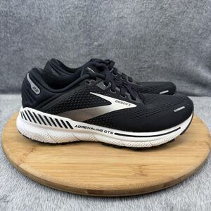 Brooks Adrenaline GTS 22 Shoes Womens Size 7 Black Running Sneakers 1203531B043